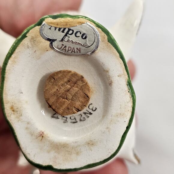 Napco Salt Pepper Shakers Anthropomorphic Valentine Boy Girl Love Birds 2647 VTG - Picture 14 of 15